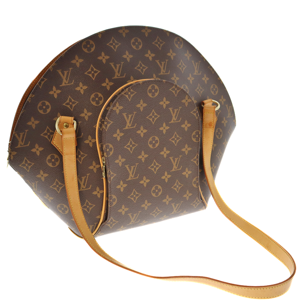 LOUIS VUITTON【ルイ・ヴィトン】M51128 エリプス・ショッピング ショルダーバッグ 大きめ 肩通し可能 モノグラム キャンバス  ブラウン系 メンズ レディース ユニセックス 鞄 カバン【中古】USED-6 質屋かんてい局春日井店 k21-6254