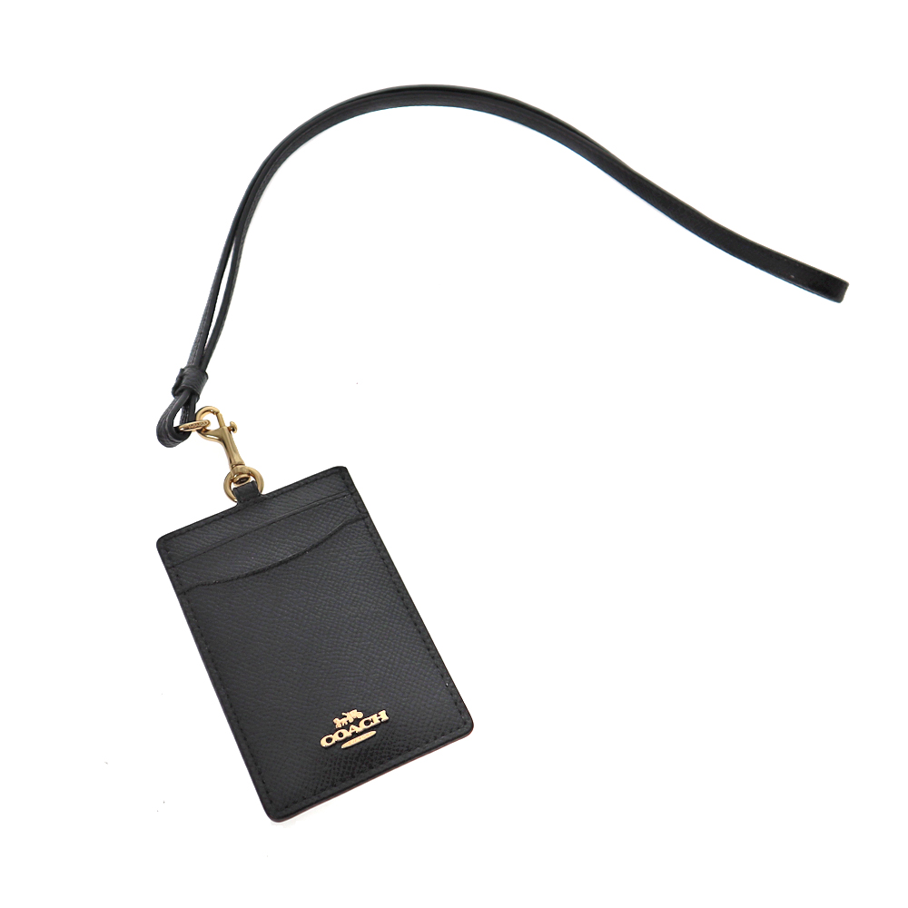 新品未使用】Dolce&Gabbana IDケース ストラップ 革 ブラック 書き出し