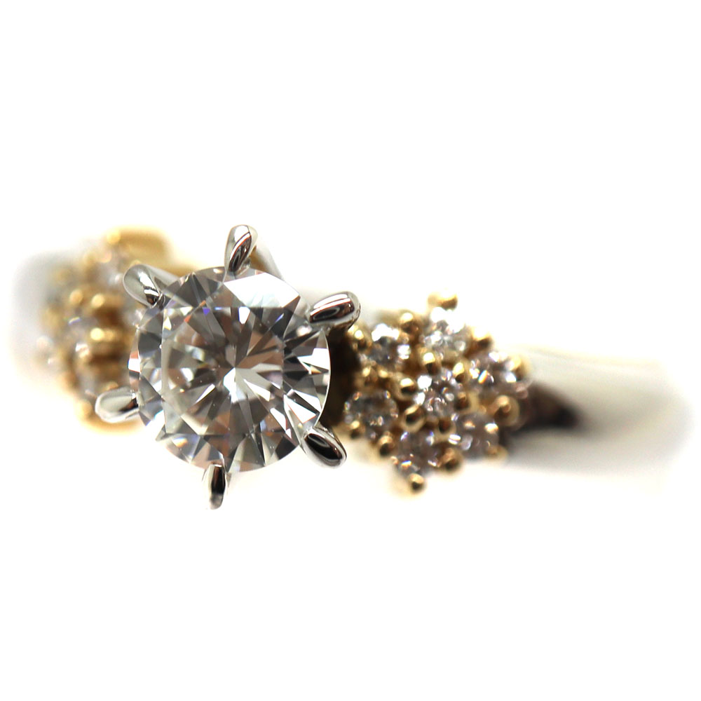 みん 金 K18pt900フラットトップデザインリング 6g 金 K18pt900