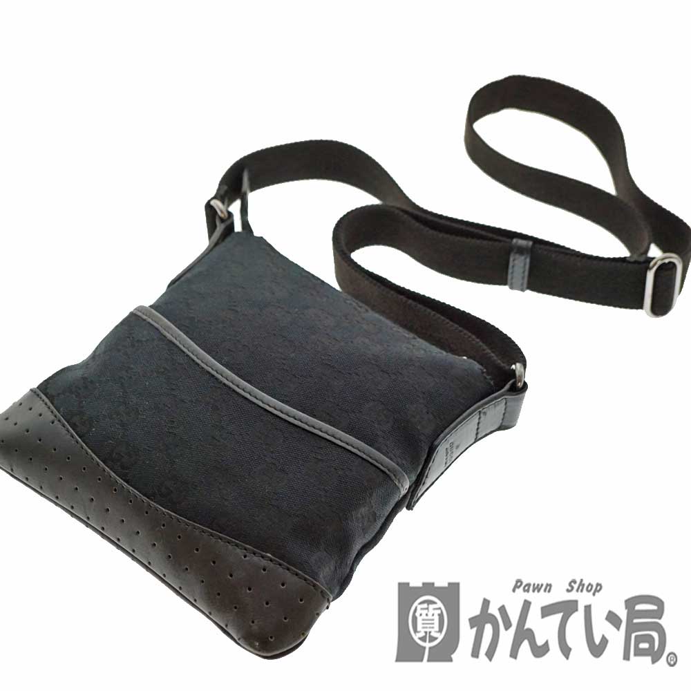 GUCCI グッチ　レザーバッグ GUCCI GG 147671 214397 Shoulder Bag Canvas Brown Authentic