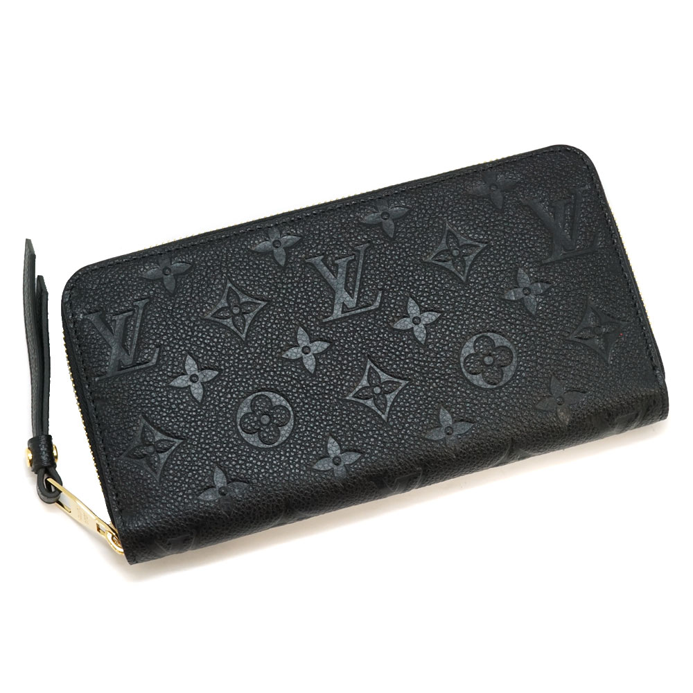 LOUIS VUITTON【ルイ・ヴィトン】M61864　ジッピーウォレット　モノグラム・アンプラント　ノワール　ブラック　レザー　 長財布【中古】USED-10　質屋　かんてい局北名古屋店　n21-8153