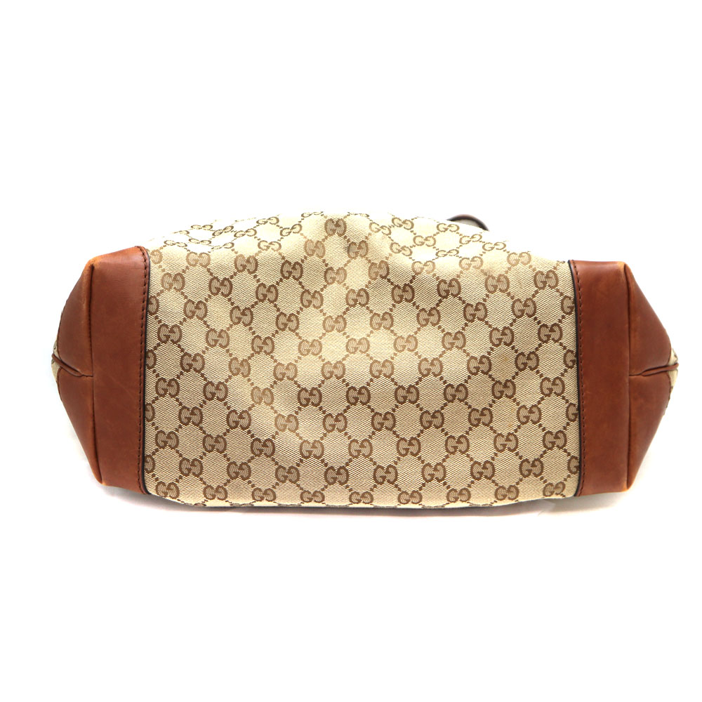 ✨美品✨ グッチ GGスプリーム トートバッグ ベージュ×ブラウン グッチ トートバッグ ec-22855 ベージュ ブラウン GGスプリーム 181086