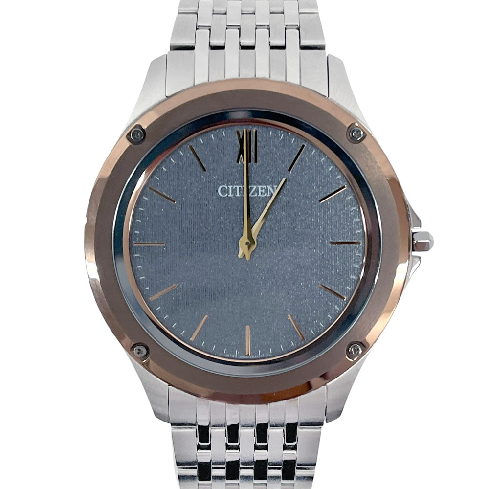 シチズン CITIZEN AR5004-59H エコドライブワン グレー 【中古】