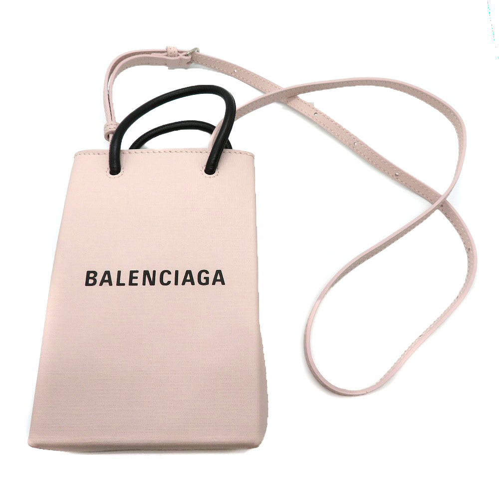 最大42%OFFクーポン BALENCIAGA 593826 ショッピング フォンホルダー