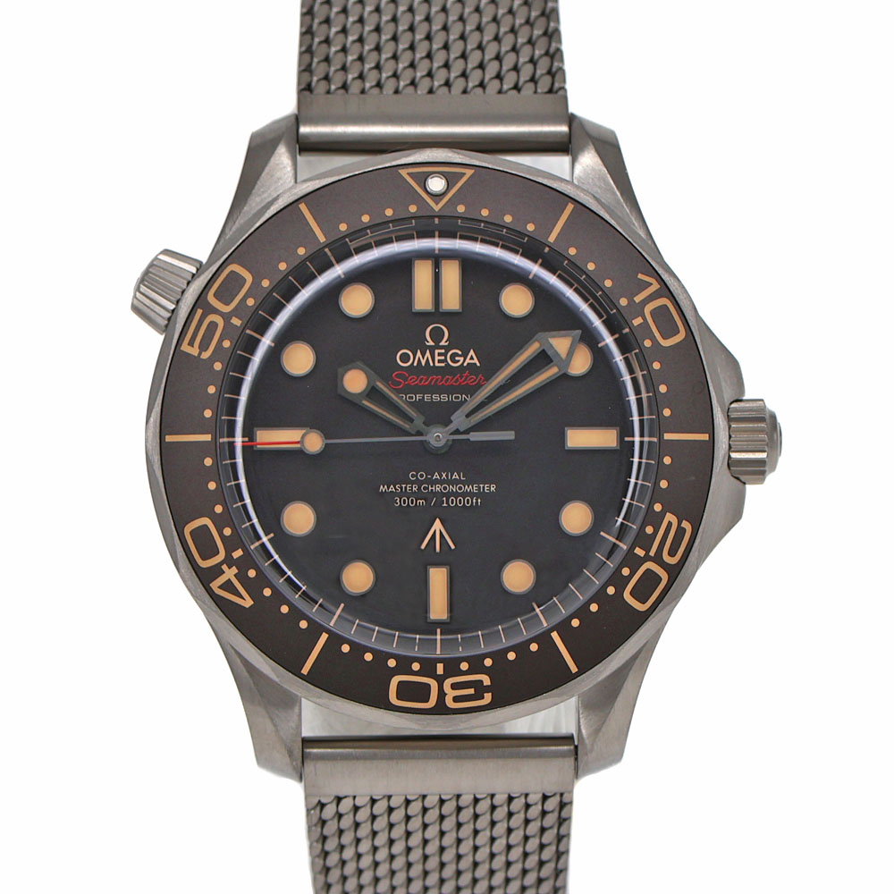 オメガ Omega 210.90.42.20.01.001 シーマスター ダイバー300M 007エディション ブラウン 【中古】
