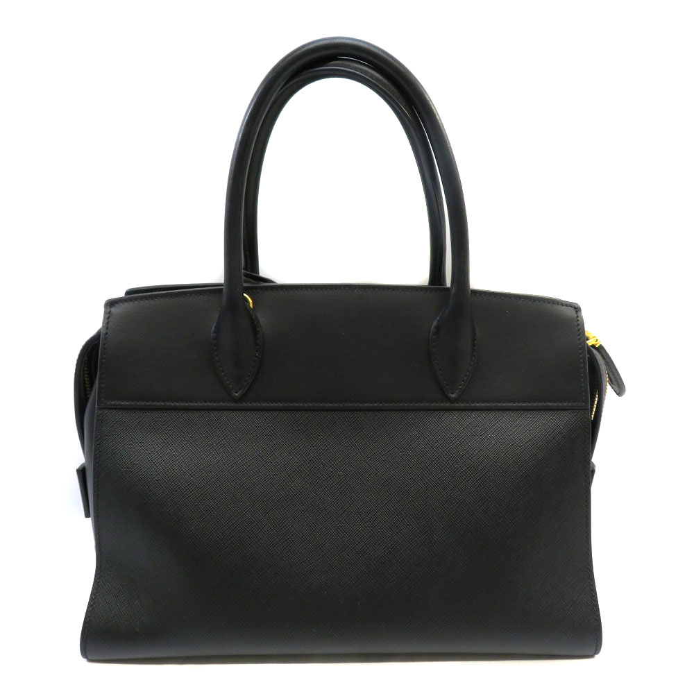 プラダ スエード レザー ハンドバッグ ブラック ブラック プラダ ボニー エクストララージ レザー ハンドバッグ