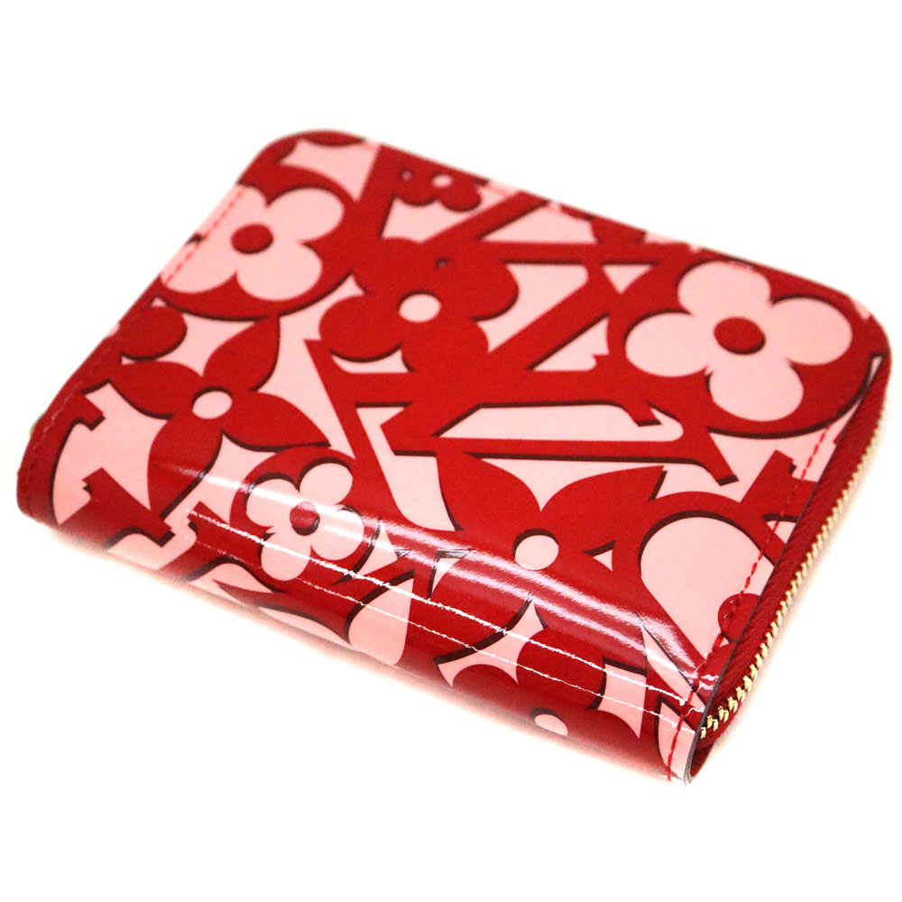 ジッピー・コイン パース_モノグラムヴェルニ/エナメル/RED