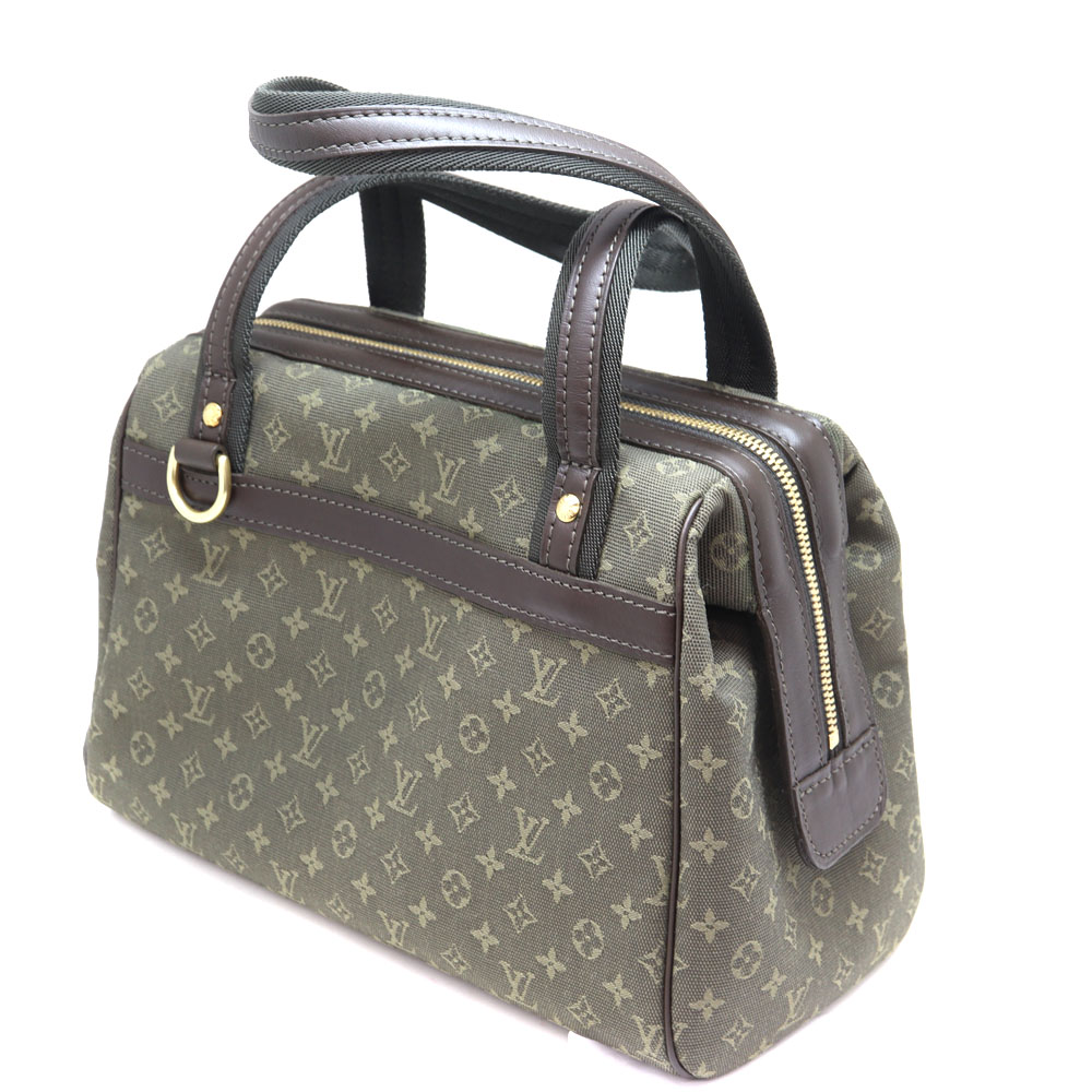 LOUIS VUITTON【ルイ・ヴィトン】　M92415　ジョセフィーヌPM　鞄　ハンドバッグ　モノグラムミニ　カーキ　緑色/グリーン系　 レディース【中古】USED-8　質屋　かんてい局茜部店　A22-10352