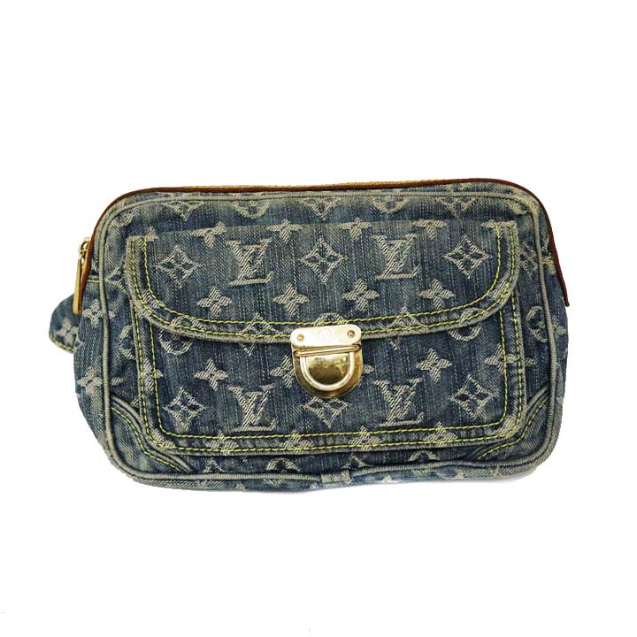 LOUISVUITTON【ルイヴィトン】M95347 バムバッグ モノグラムデニム ウエストバッグ ウエストポーチ レディース【中古】USED-6 質屋 かんてい局小牧店 c21-6855