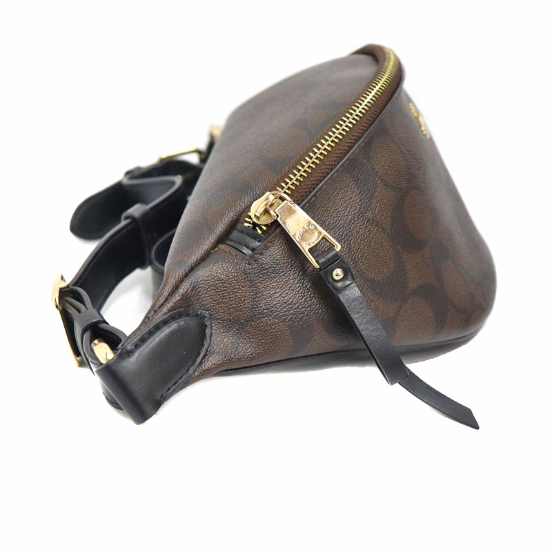 COACH レザー ボディバッグ ブラウン コーチ / ボディバッグ / キャムデン レザー スリング ブラウン ワン