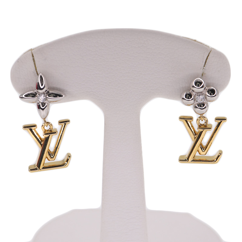 ルイヴィトン Louis Vuitton M01287 ピアス・パンダント LVアイコニック フラワー 【中古】