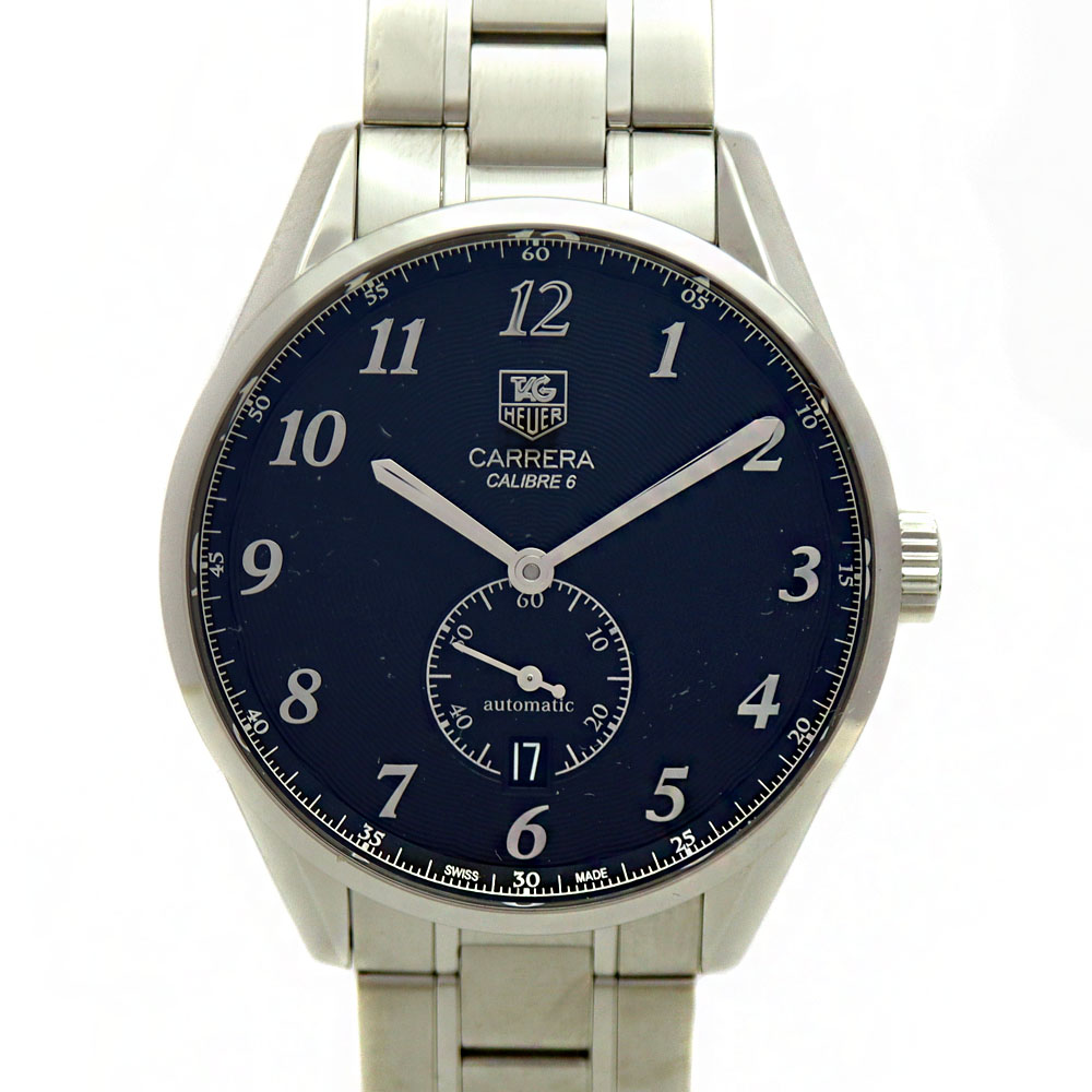 TAG HEUER【タグ・ホイヤー】WAS2110.BA0732　カレラ キャリバー6　ヘリテージ　100m防水　SS/ステンレススチール　自動巻き/オートマチック　メンズ 腕時計【中古】USED-9　質屋 かんてい局茜部店 A22-7784