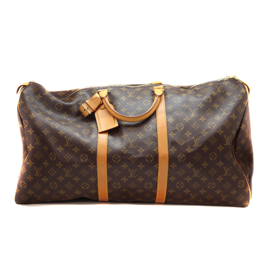 LOUIS VUITTON【ルイヴィトン】　M41422　キーポル60　ボストンバッグ　鞄　モノグラムキャンバス/PVC　茶色系/ブラウン系　LV　 ユニセックス【中古】USED-6　質屋　かんてい局茜部店　A22-10368