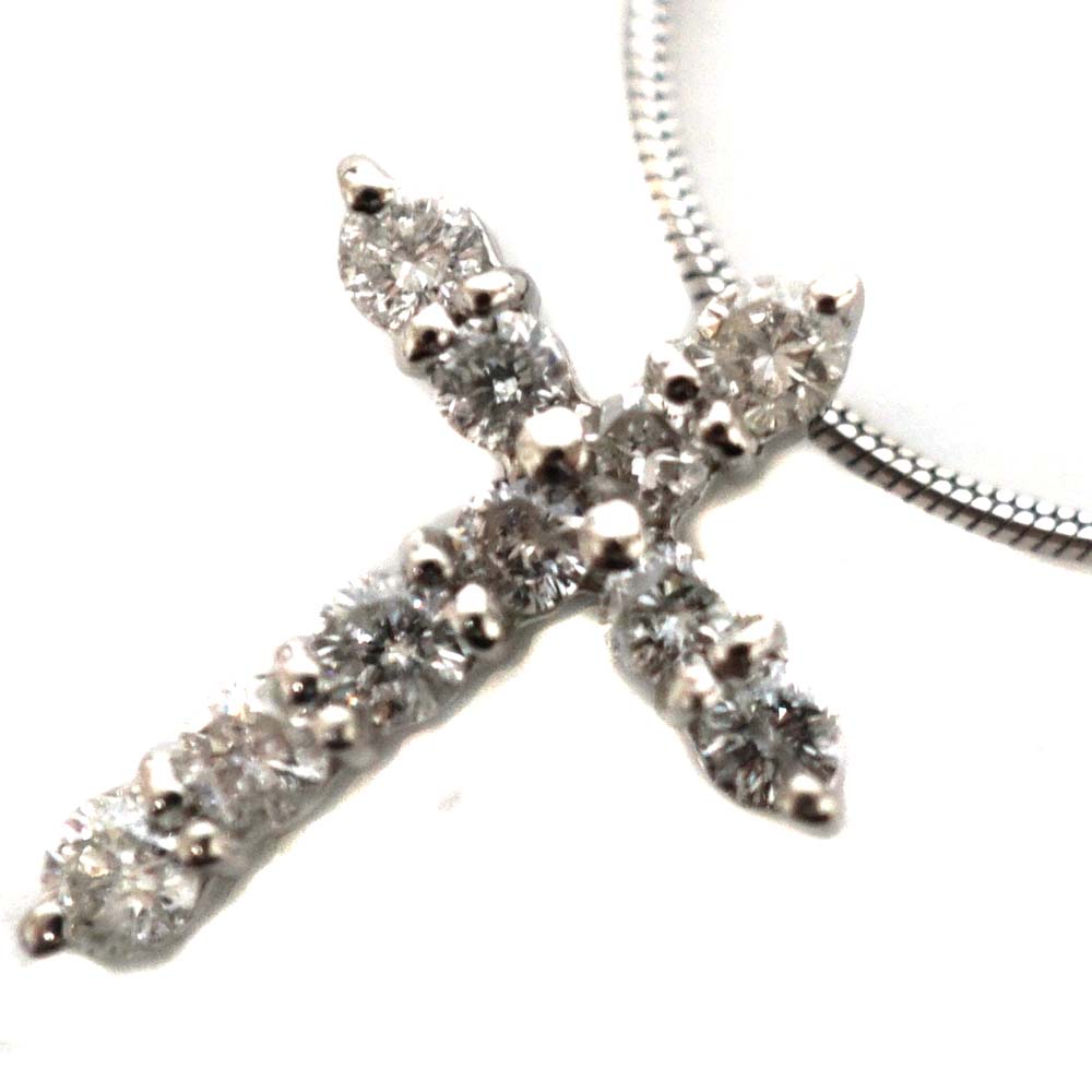 質屋かんてい局オンラインショップ / 細畑店 Pt850 D0.50ctネックレス