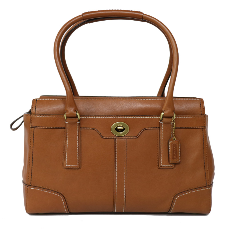 コーチ　ショルダーバッグ　メトロポリタントートバッグ　レザー　ブラウン COACH - コーチ／COACH バッグ ショルダーバッグ 鞄 メンズ 男性