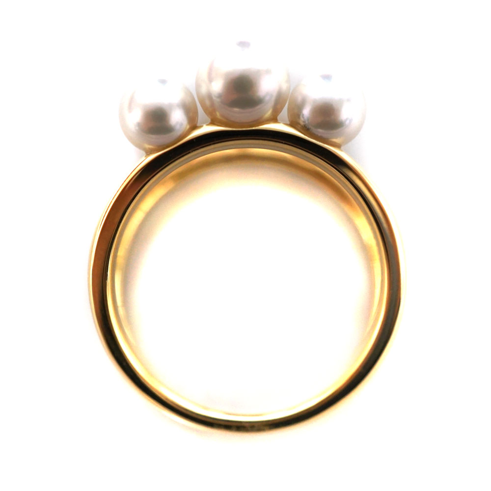 TASAKI デインジャー シグネチャー♯13 アコヤパール K18 リング TASAKI タサキ デインジャー シグネチャー アコヤパール 真珠 リング