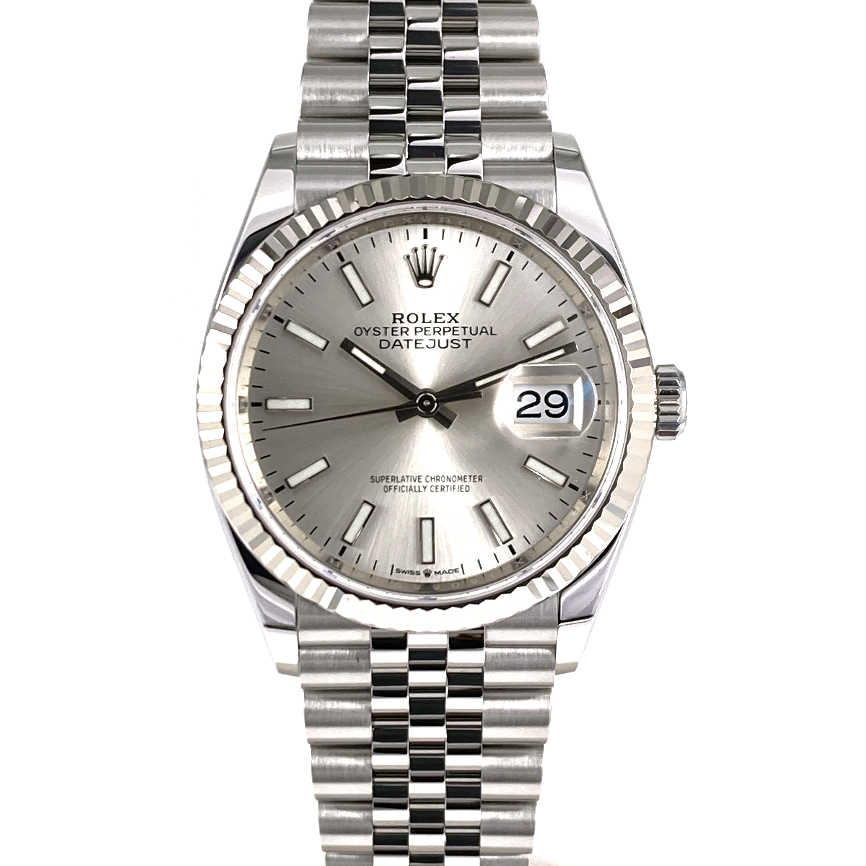 ロレックス Rolex 126234 デイトジャスト36 シルバー 【中古】
