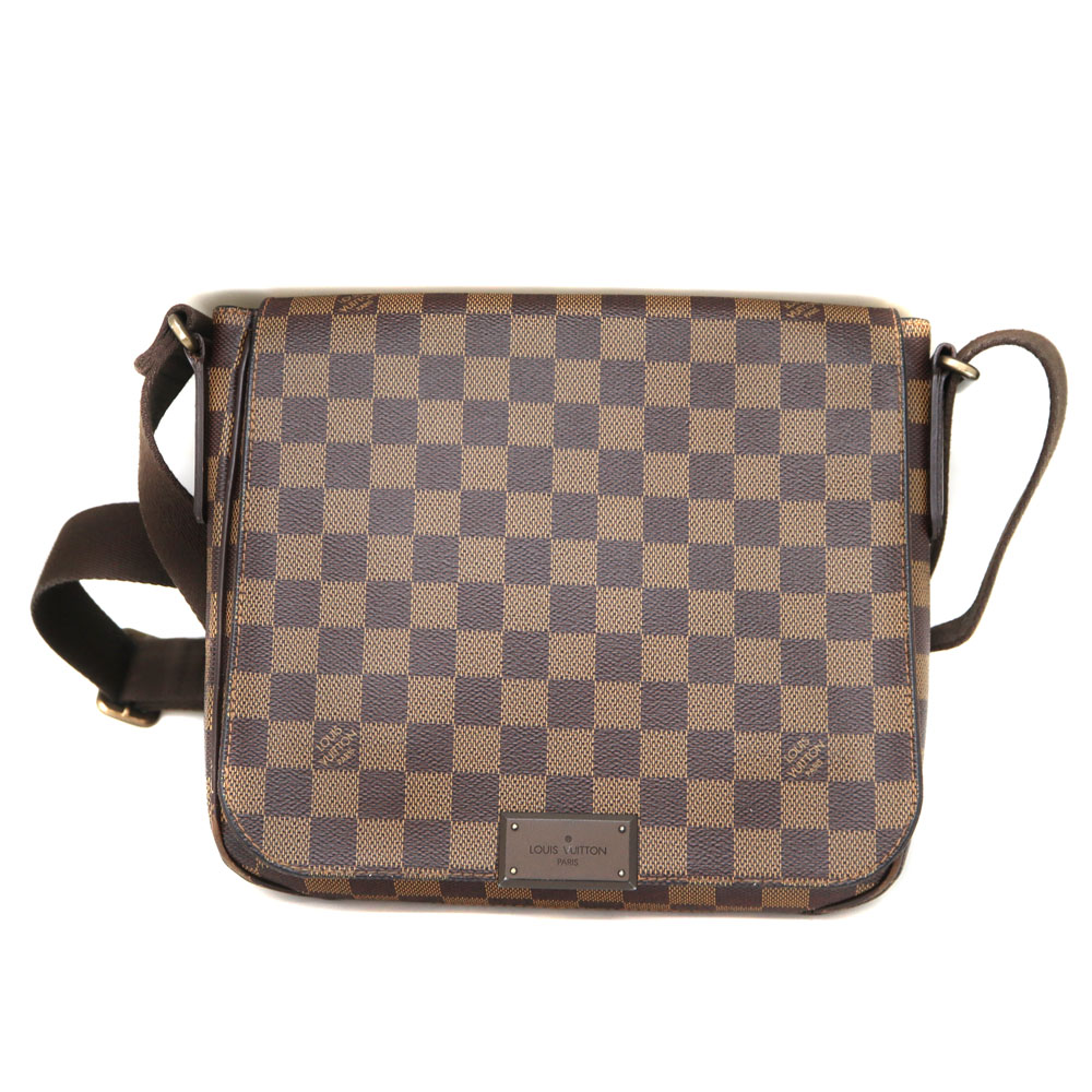 LOUIS　VUITTON【ルイヴィトン】 N41213 　ディストリクトPM 　鞄　ショルダーバッグ　ダミエキャンバス　エベヌ　茶/ブラウン系　  LV　ユニセックス【中古】USED-6　質屋　かんてい局茜部店　A22-10724