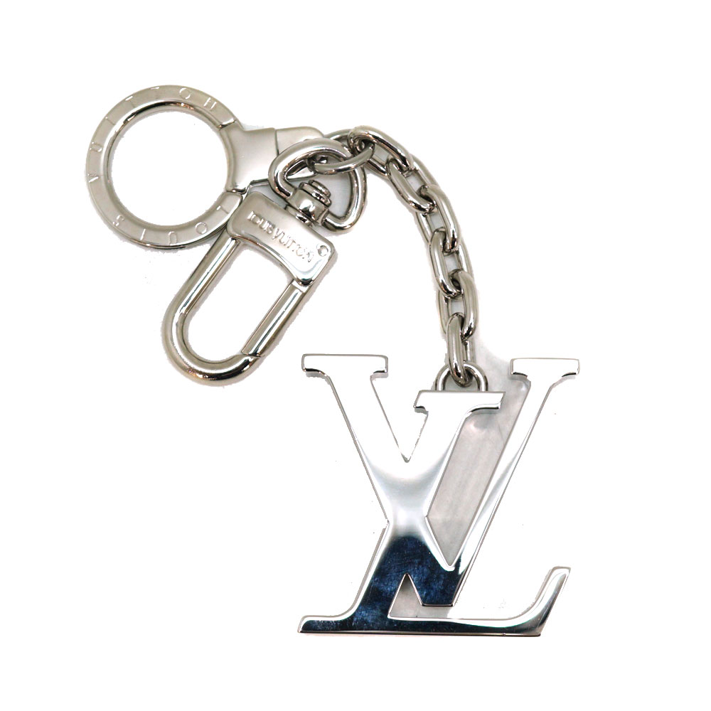 LOUISVUITTON【ルイ・ヴィトン】M65071 ポルトクレイイニシャルLV キーホルダー 金属素材 シルバー 小物 ユニセックス【中古】USED-8 質屋 かんてい局北名古屋店 n22-9555