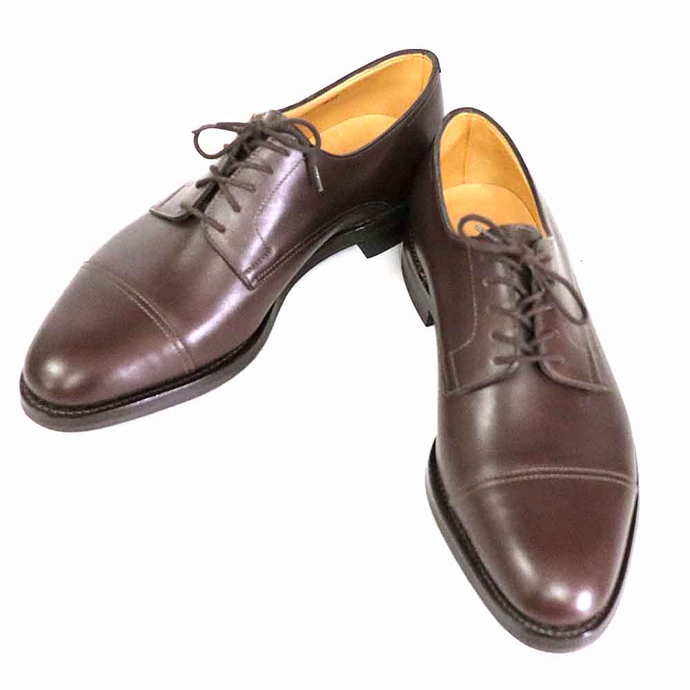 JOHN LOBB【ジョンロブ】 8695 ビジネスシューズ 6E 約24.5cm 革靴 ブラウン メンズ 靴【中古】USED-8　質屋　かんてい局小牧店　c21-6992