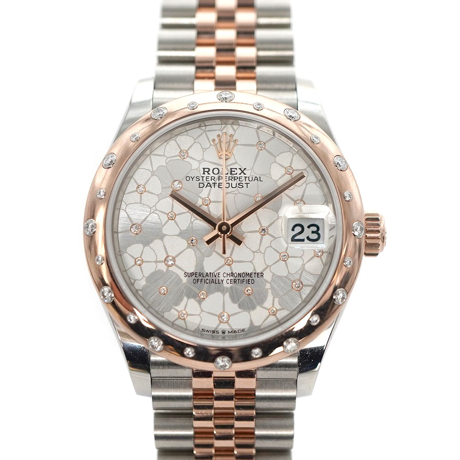 ロレックス Rolex 278341RBR デイトジャスト31 腕時計 フローラルモチーフ【中古】