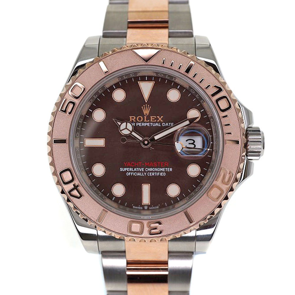 ROLEX【ロレックス】126621 ヨットマスター40 自動巻き オートマチック メンズ 100m防水 2019年購入品 コンビモデル スポーツモデル デイト機能 ラウンド ステンレススチール K18PG ピンクゴールド 腕時計 【中古】USED-9 質屋かんてい局細畑店 h2205977