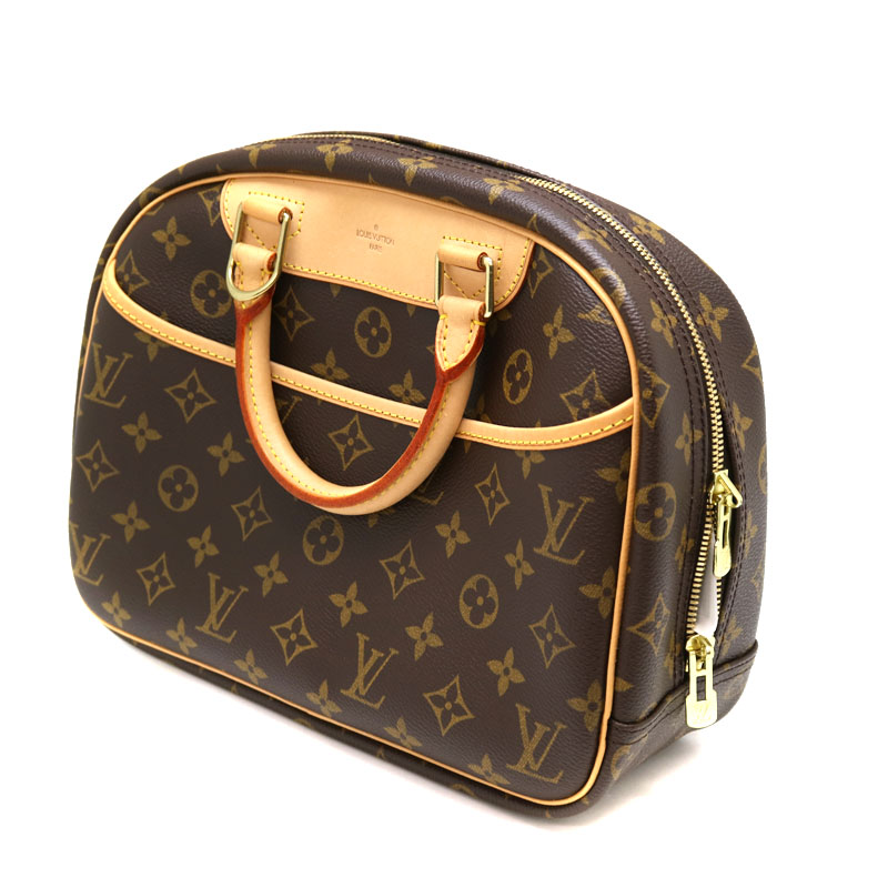 LOUIS VUITTON【ルイ ヴィトン】　M42228　トゥルーヴィル　ハンドバッグ　鞄　モノグラムキャンバス　ブラウン系　LV　USED-8　 【中古】 　A21-9770　質屋　かんてい局茜部店