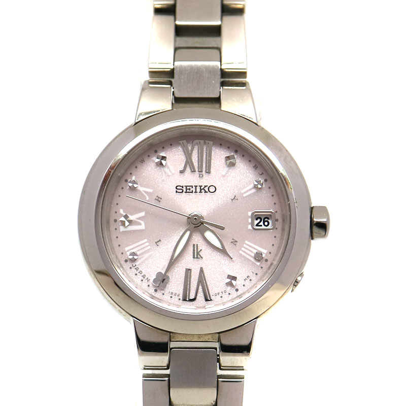 質屋かんてい局オンラインショップ Seiko セイコー Ssvw137 ルキア 電波ソーラー ピンク 10気圧防水 電波受信機能 ファッション ブランド レディース 腕時計 Used 6 中古 1 9615 質屋 かんてい局茜部店