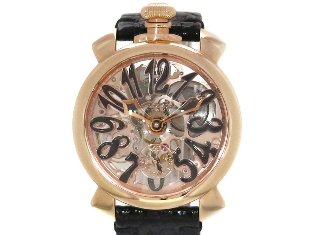 GaGaMILANO【ガガミラノ】5311.02 マヌアーレ48mm スケルトン/買取実績 