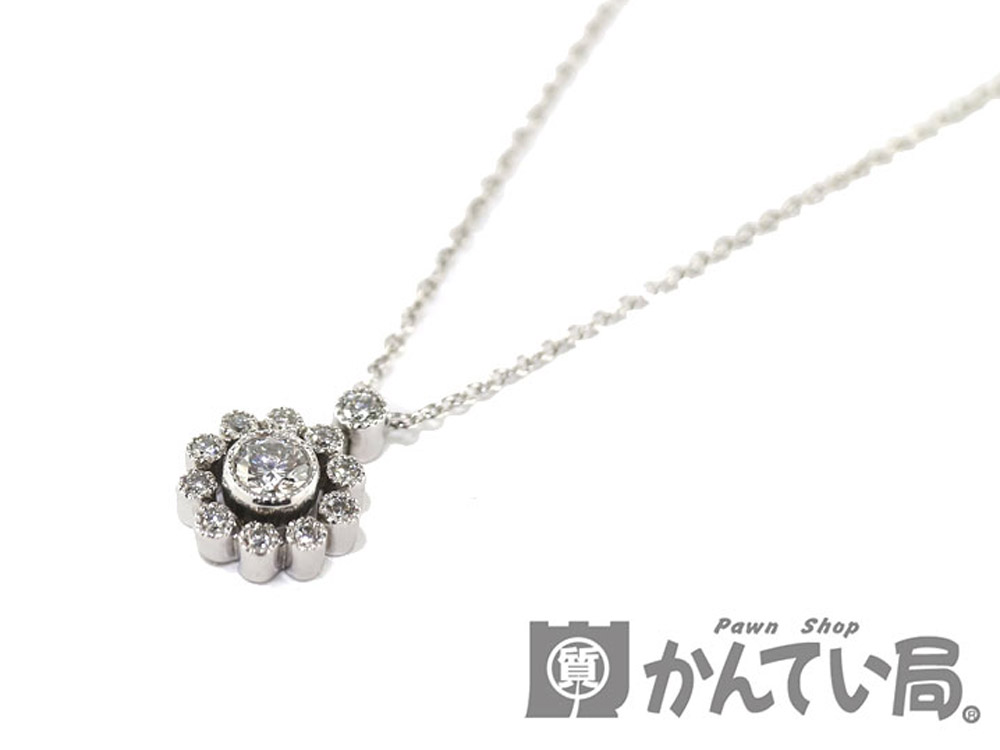 ティファニー　Tiffany　エンチャントフラワー　ネックレス ティファニー エンチャントフラワー ダイヤ ネックレス Pt950
