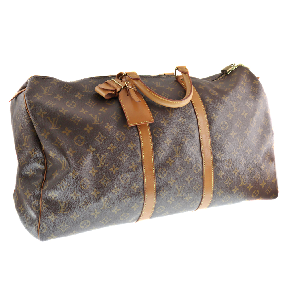 LOUIS VUITTON◇キーポル45_モノグラム・キャンバス_BRW/PVC/BRW