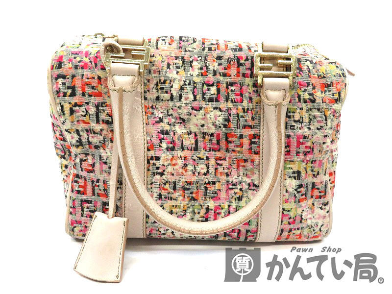 ✨FENDI✨フェンディ✨ズッキーノ柄✨ハンドバッグ✨3点セット✨バッグ✨ フェンディ(FENDI)フェンディ ズッキーノ ハンドバッグ バッグ