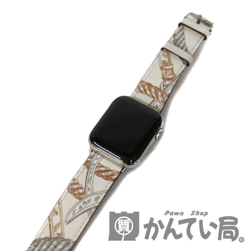 1283 Apple Watch エルメス エトゥープ ドゥブルトゥール 二重 - 時計