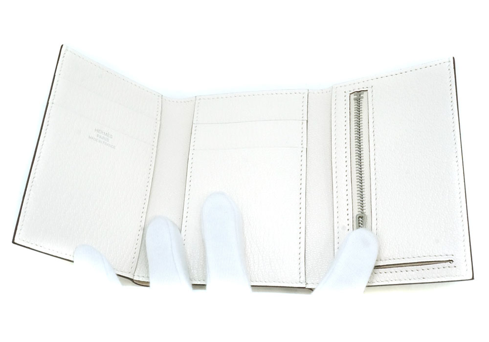 【人気の上品なデザイン】HERMES 三つ折り財布 希少◎【HERMES】べアン三つ折り コンビネーションミニ財布