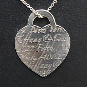 TIFFANY&Co./ティファニー/ハートタグ ノーツネックレス/SV925/約40cm/レディース/付属品なし/c25-2103